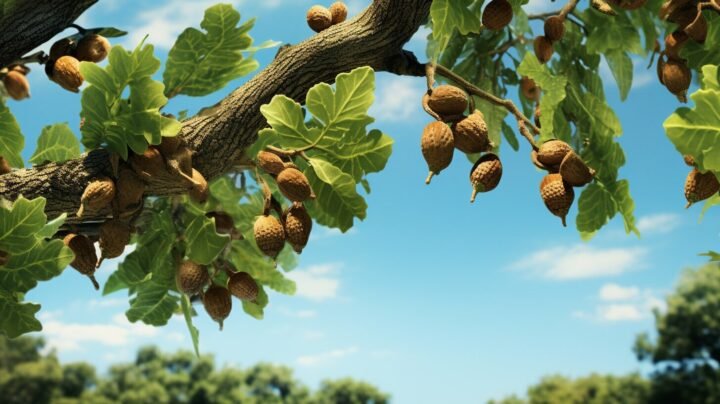 oak tree acorns