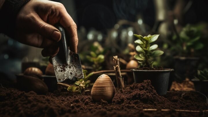 oak tree planting