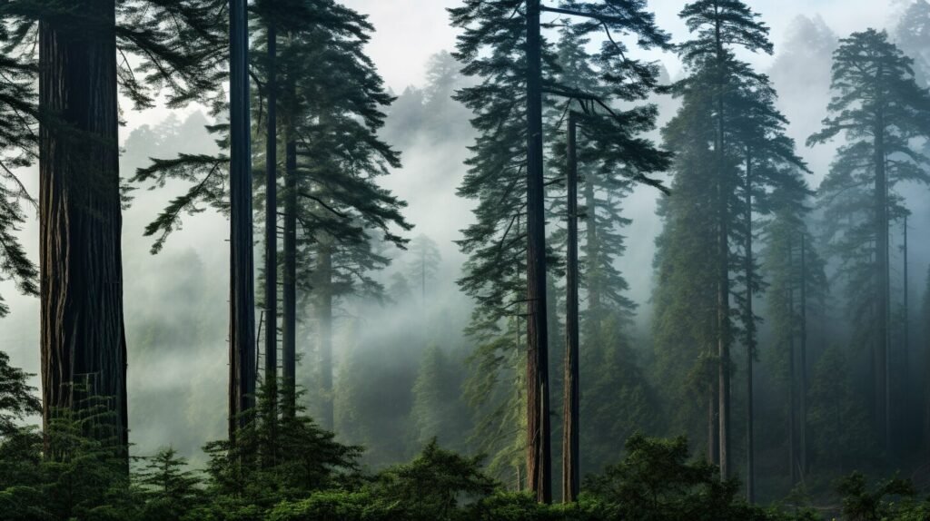 Pacific Ocean and Redwood Forests