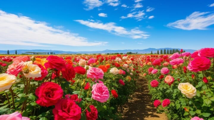 which state grows the most roses