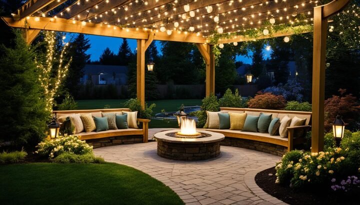 Backyard lighting ideas