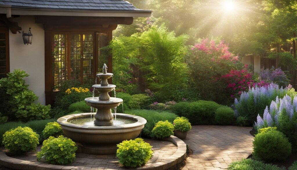 Compact water features for small yards