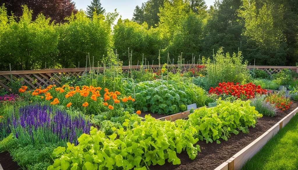 Raised vegetable beds