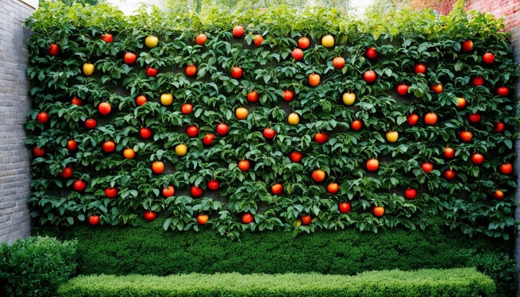 Espalier technique for wall-trained fruit trees