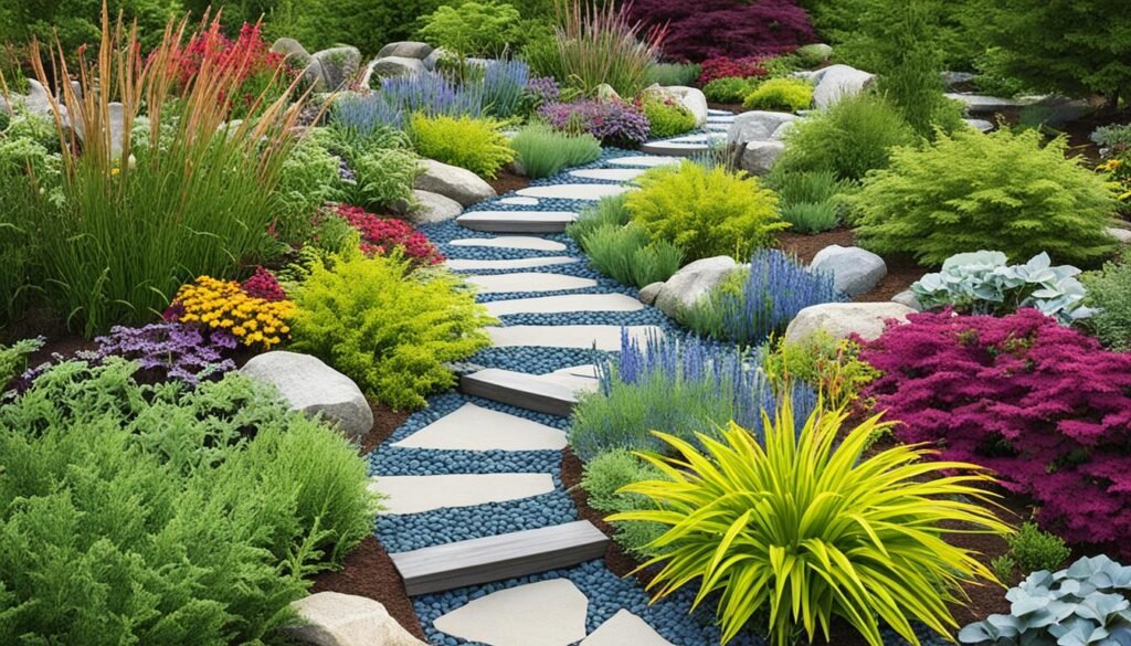 Native plant garden design