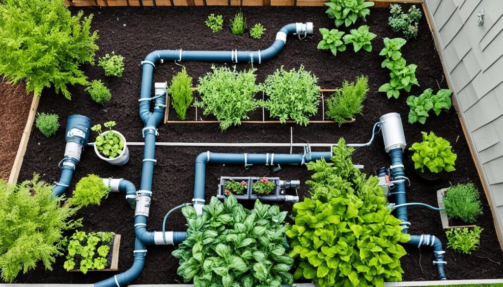 Rainwater irrigation system