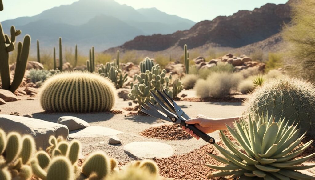 Xeriscape maintenance techniques